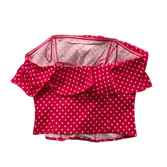 Pink Ruffle Tube Top - Picture 2 of 7